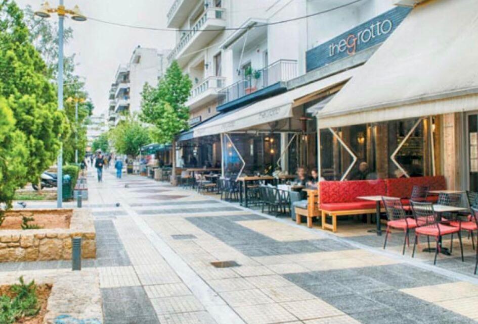 Modern 2Br City Flat 10Min From The Beach Athene Buitenkant foto